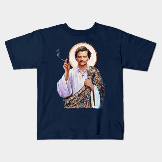 Saint Pablo Escobar Kids T-Shirt by Gedogfx